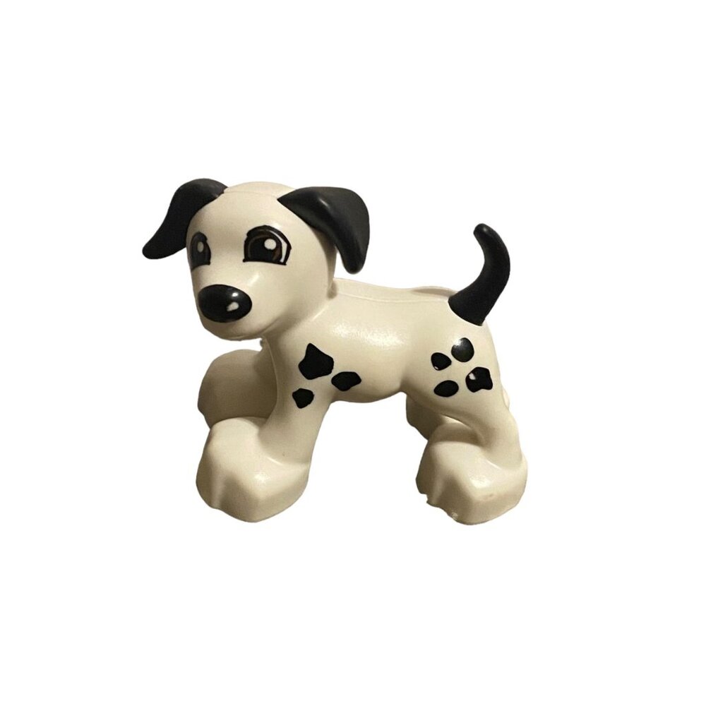 Lego‎ Duplo Dalmatian Puppy Dog Figure Toy 535J5 2.25"x1.75"